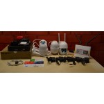 Комплект видеонаблюдения на 4 камеры IP PTZ